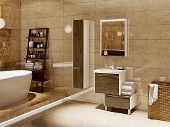 Акватон Тумба под раковину Капри 60 таксония темная – фотография-5